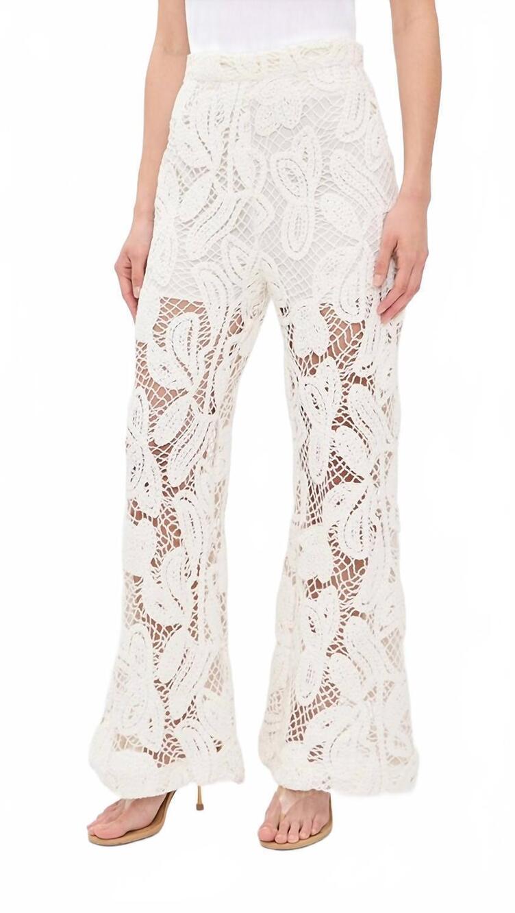 NEW LINE AND DOT women's la dolce pants in white